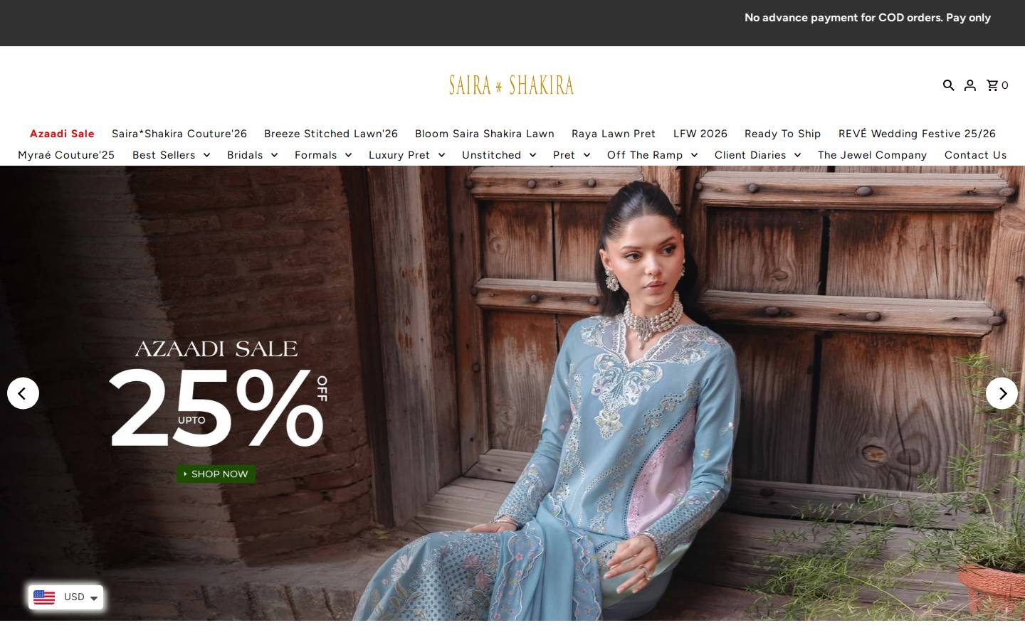 sairashakira.com homepage screenshot