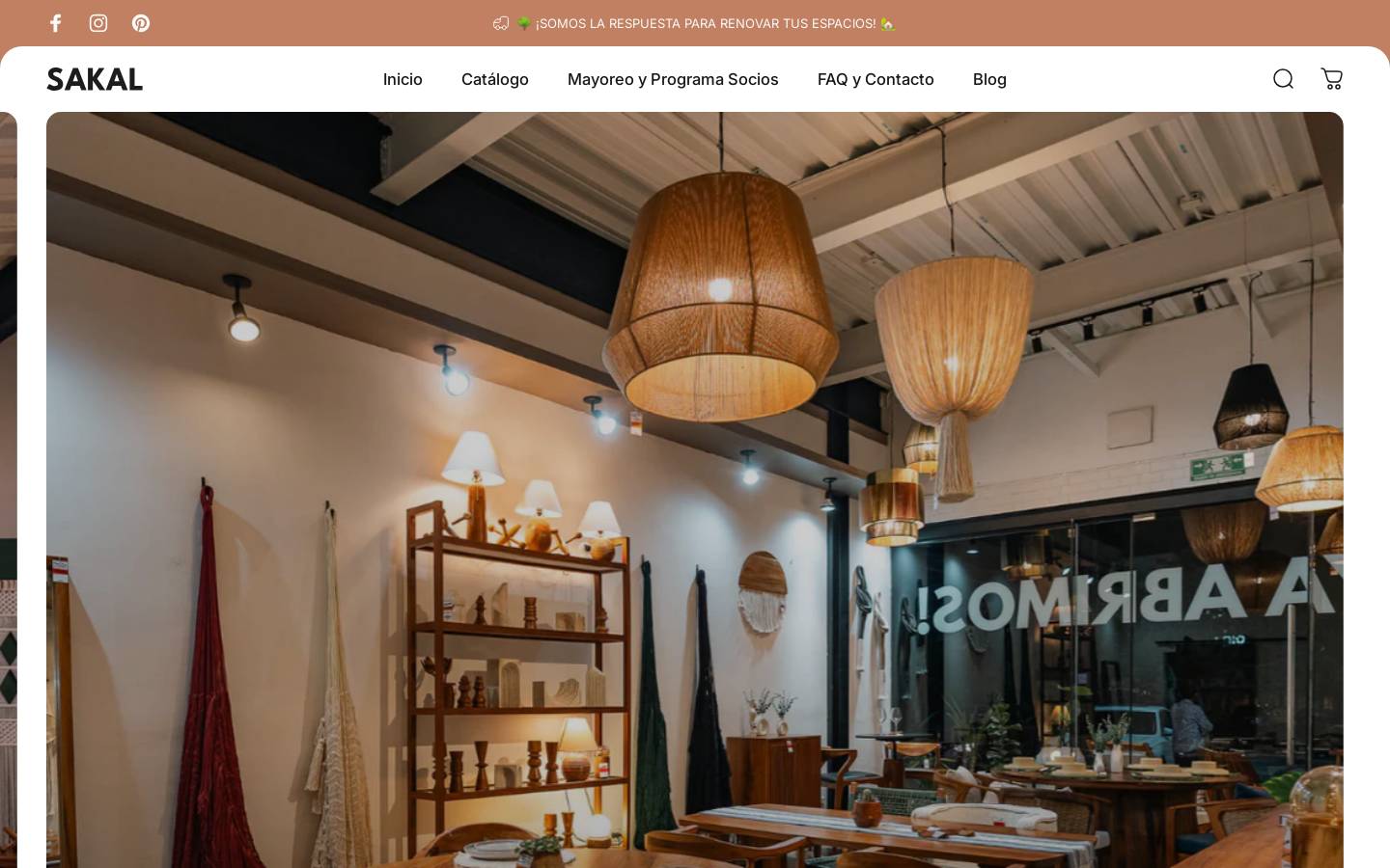sakalmacrame.com homepage screenshot