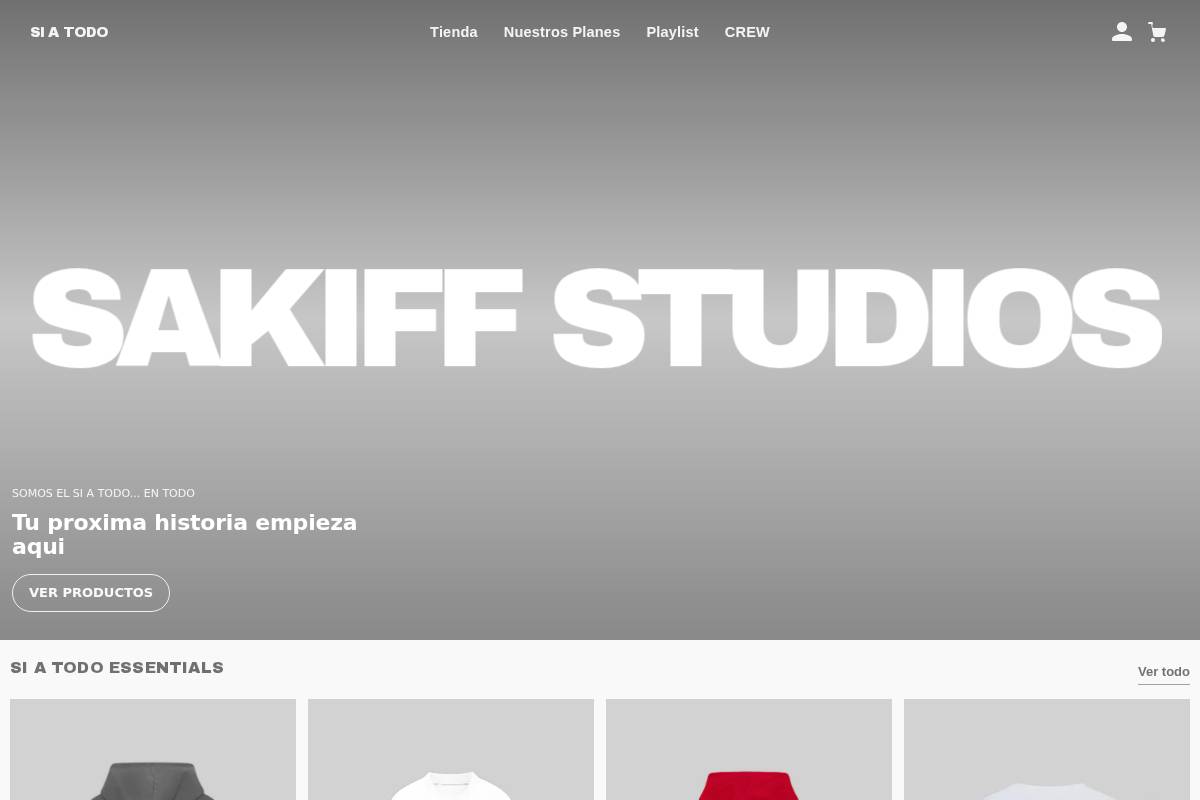 SAKIFF homepage screenshot