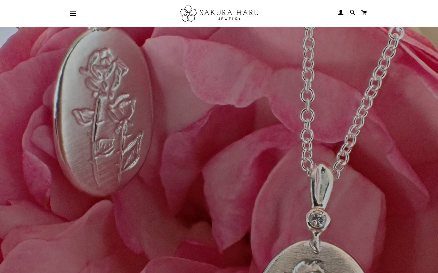 sakura-jewelry.com homepage screenshot