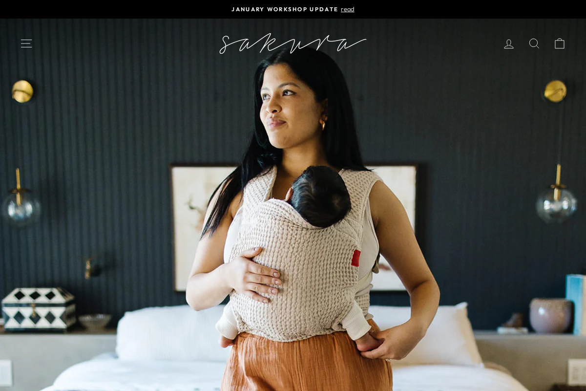 Sakura Bloom homepage screenshot