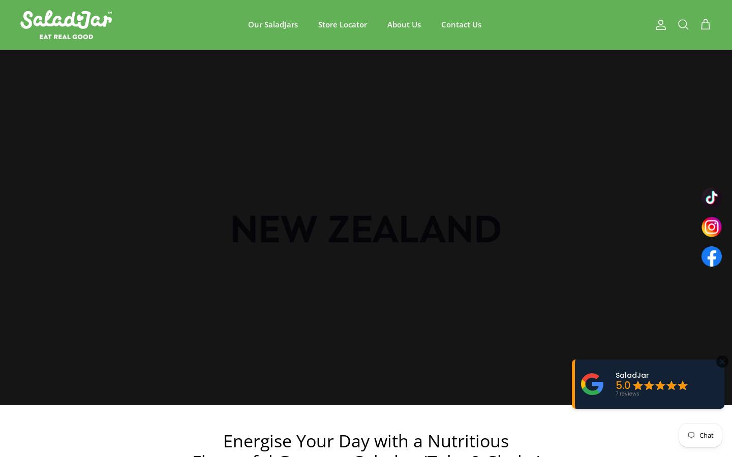 saladjar.co.nz homepage screenshot