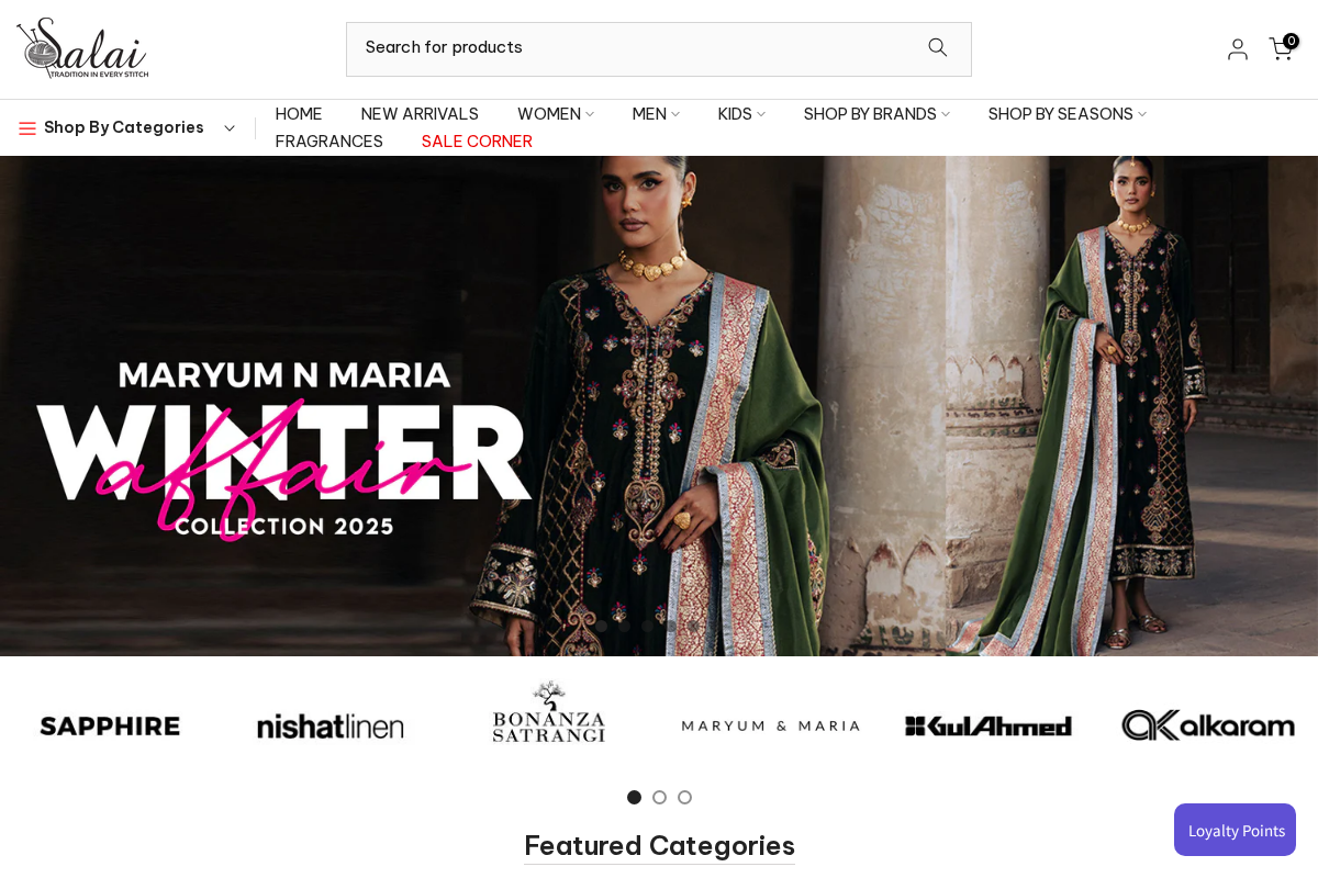 Salai homepage screenshot