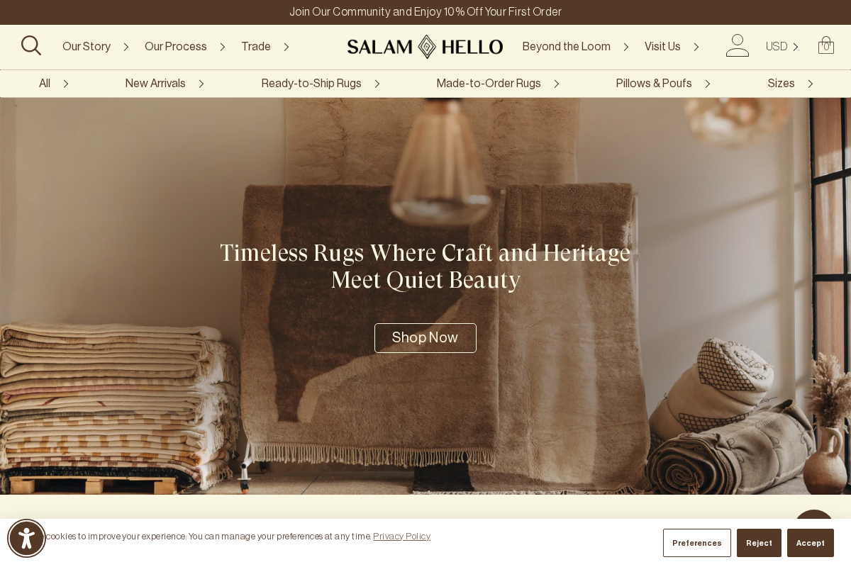 Salam Hello homepage screenshot