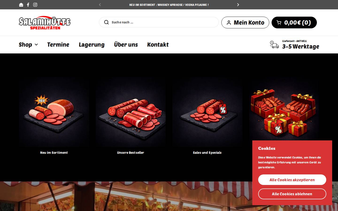 salami-kaufen.de homepage screenshot
