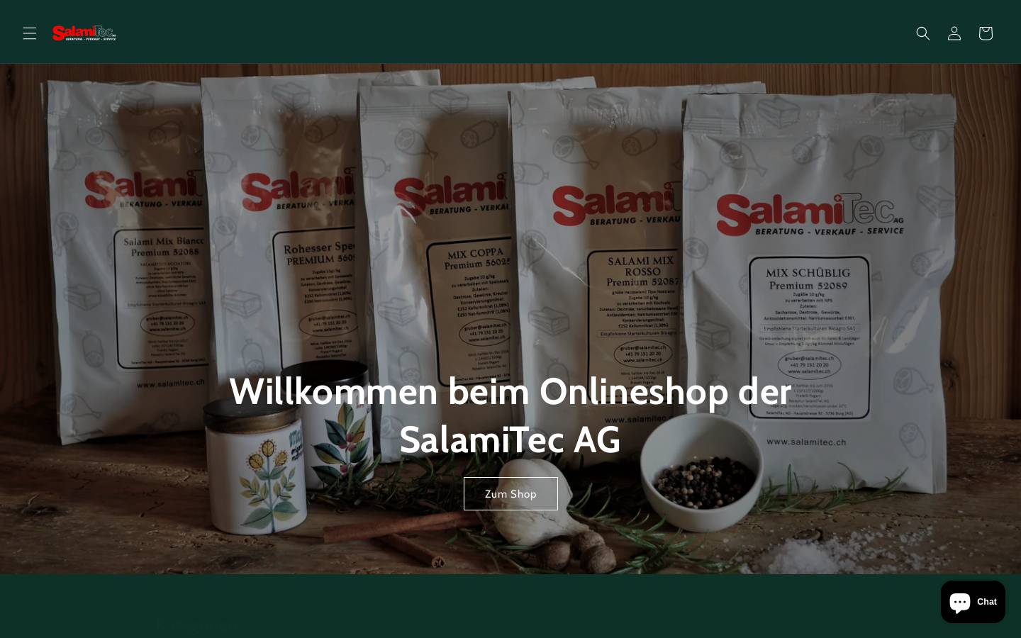 salamitec.ch homepage screenshot
