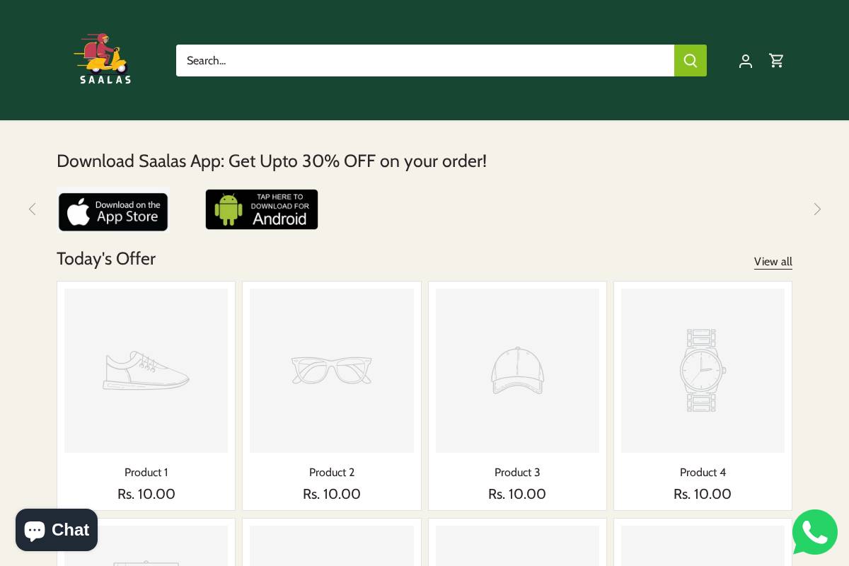 salasdaily.com homepage screenshot