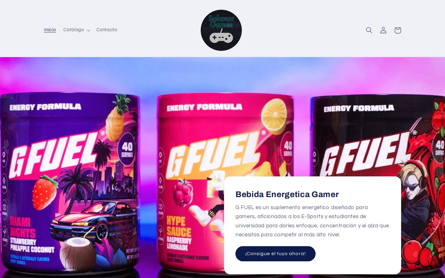 salazargames.com.mx homepage screenshot