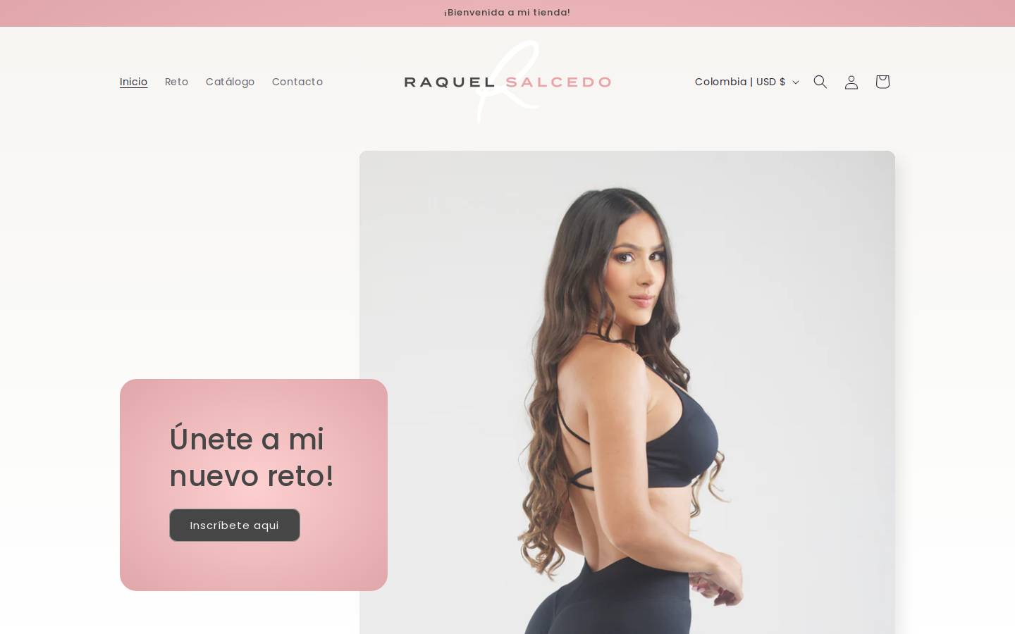 salcedoraquel.com homepage screenshot