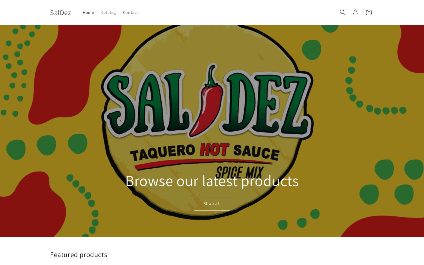saldezspicesllc.com homepage screenshot