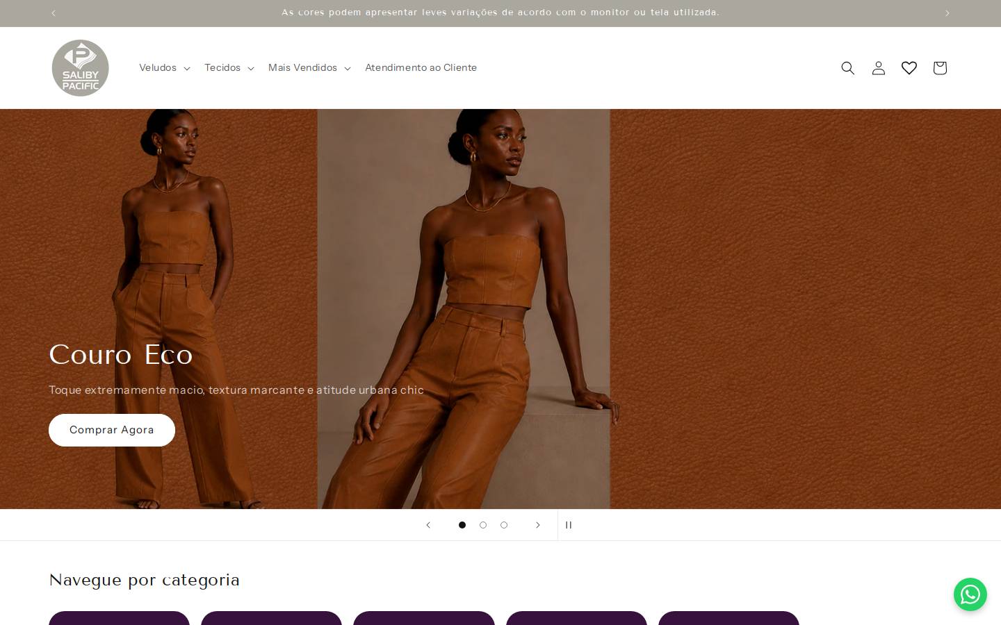 salibypacific.com.br homepage screenshot