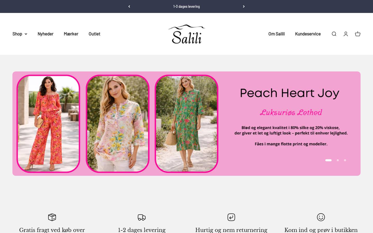 salili.dk homepage screenshot
