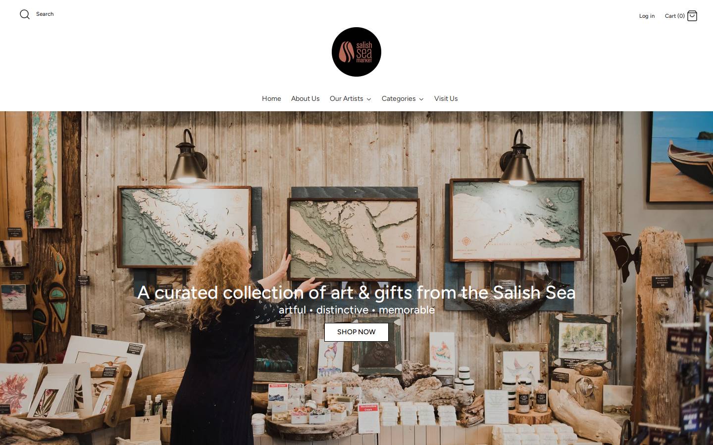 salishseamarket.com homepage screenshot