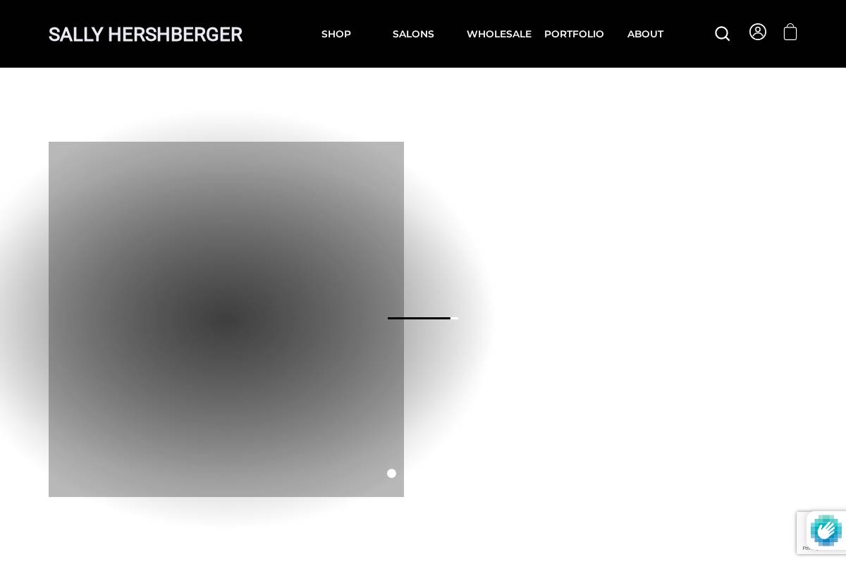 sally-hershberger.com homepage screenshot