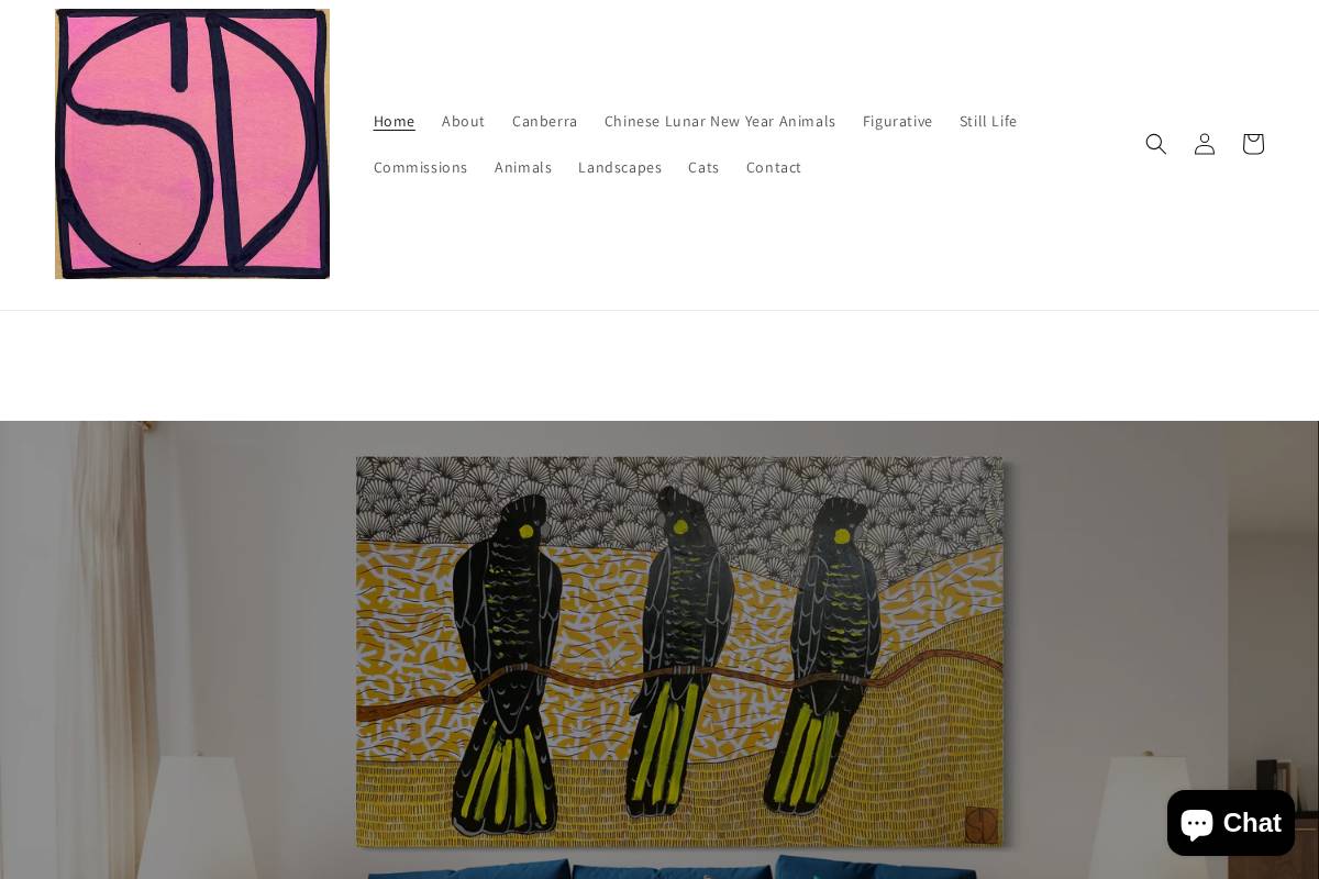sallygallery.com homepage screenshot