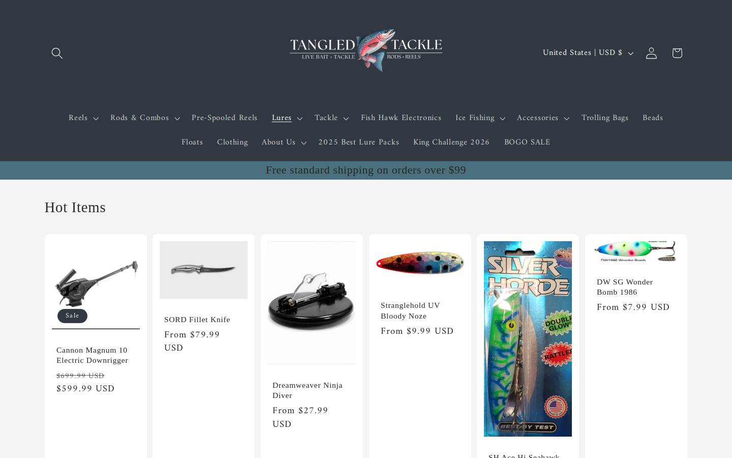 salmonspoons.com homepage screenshot