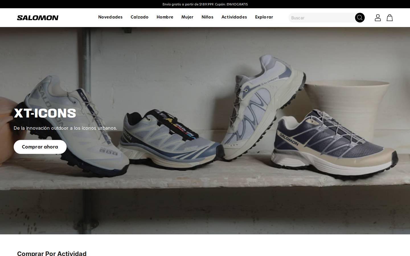 salomonstore.com.ar homepage screenshot