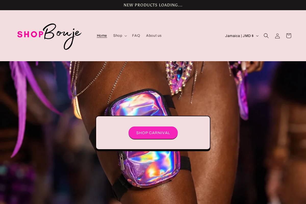 salonbouje.com homepage screenshot