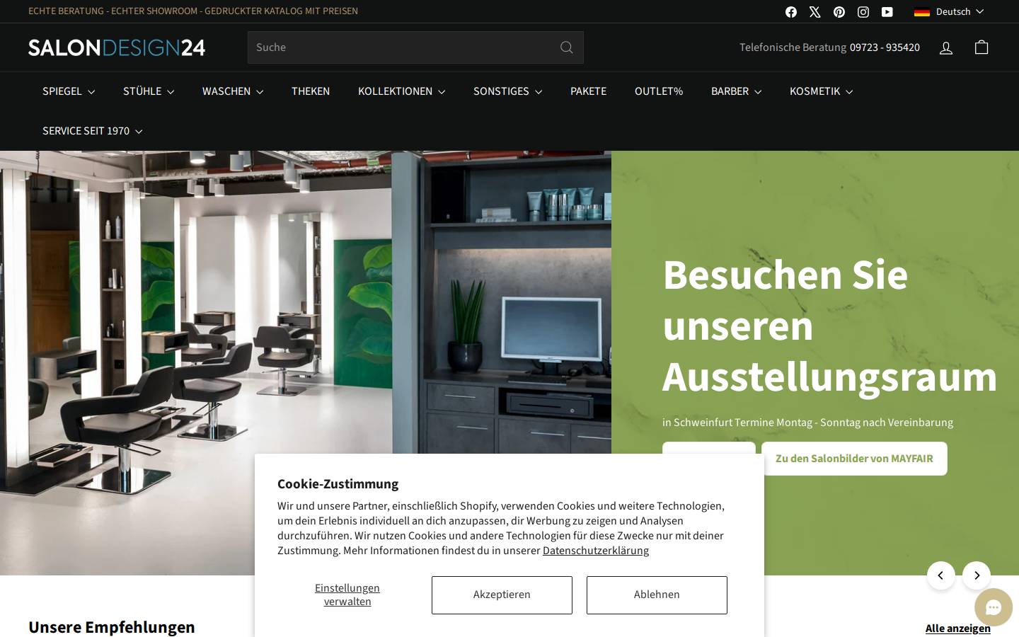 salondesign24.com homepage screenshot