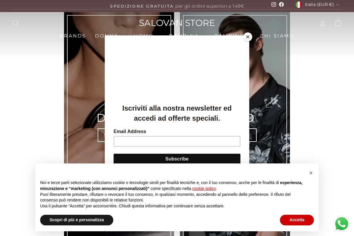 Salovan Store homepage screenshot