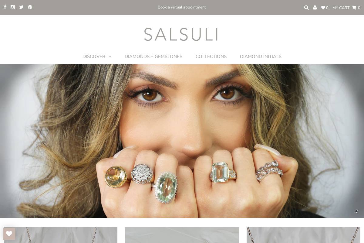 salsuli.com homepage screenshot