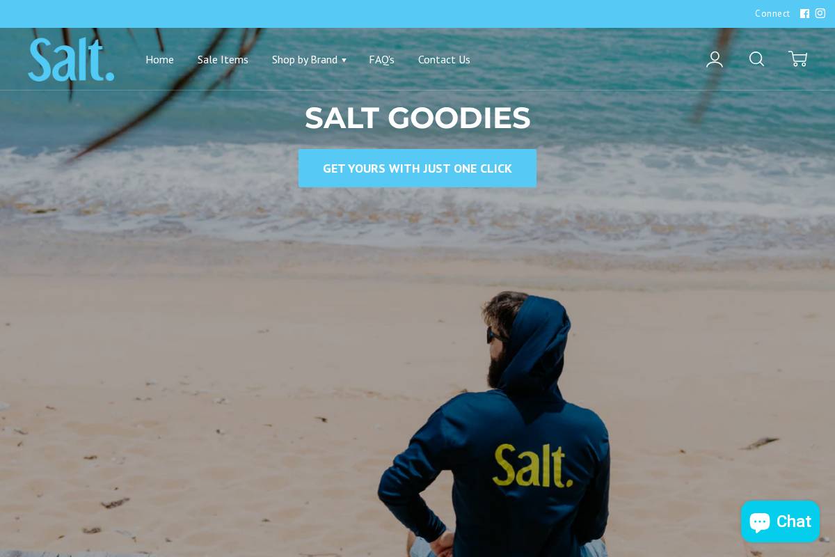 salt-pr.com homepage screenshot