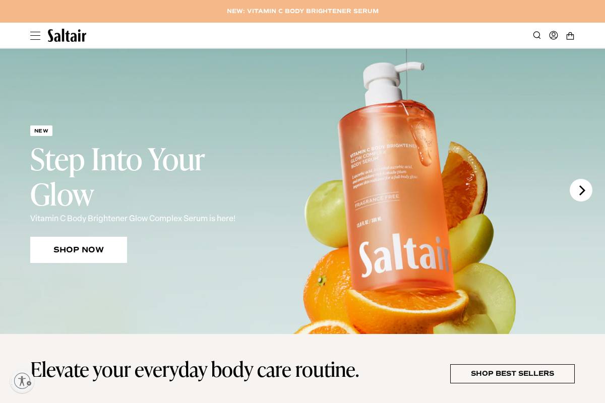 saltair.com homepage screenshot