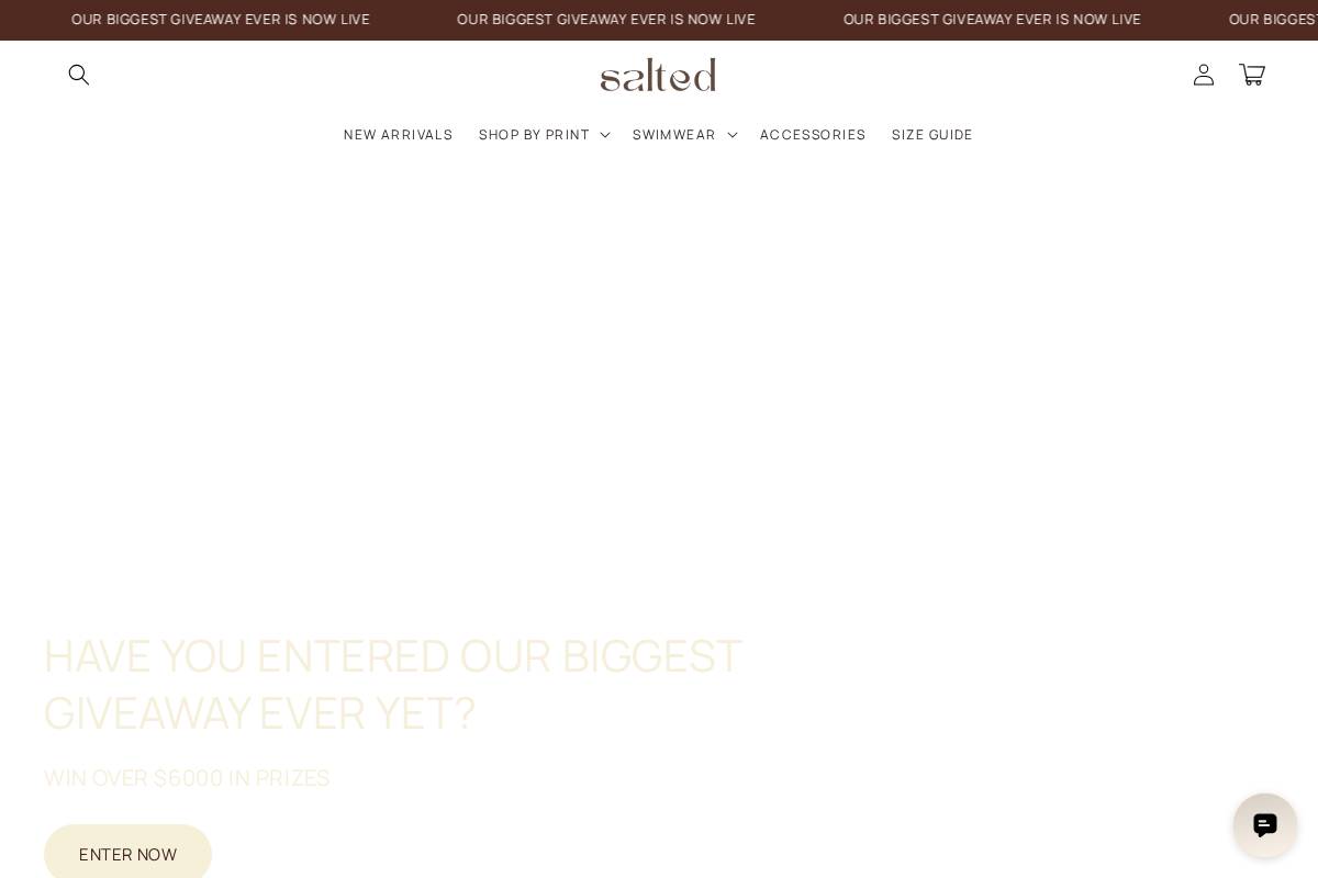 Saltedau homepage screenshot