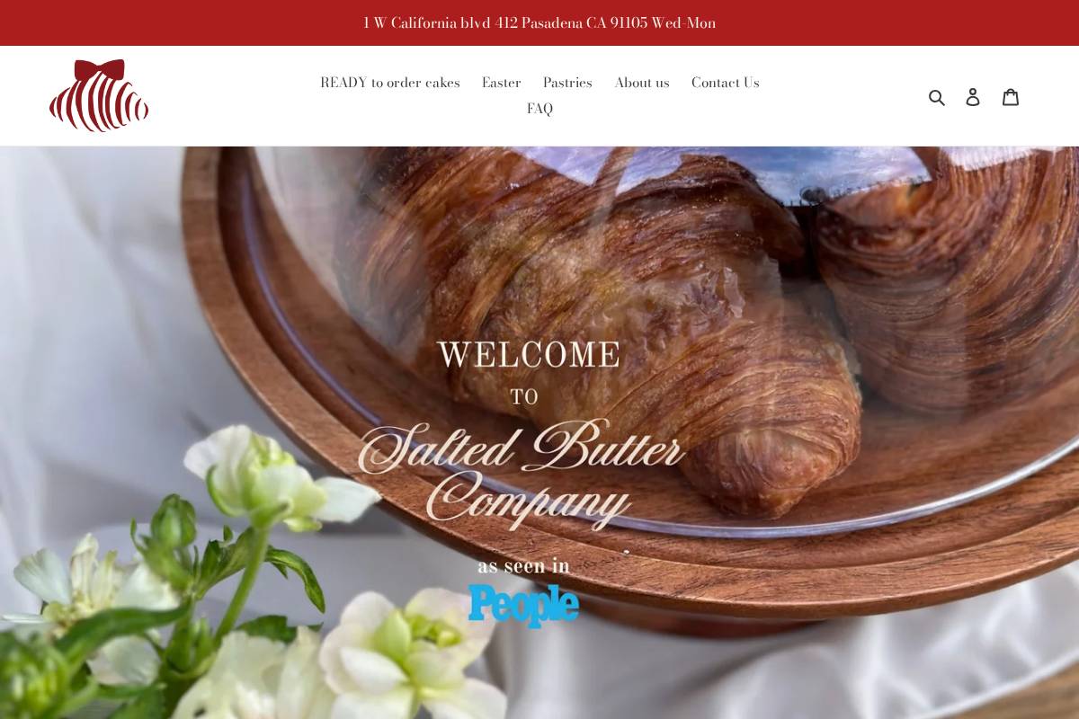 saltedbutter.co homepage screenshot