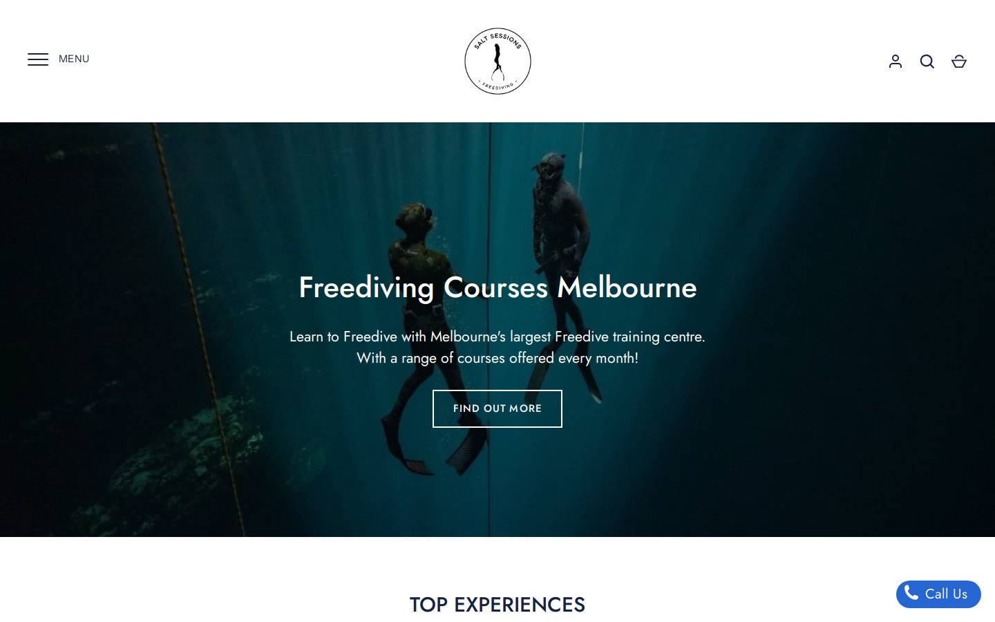 saltsessions.com.au homepage screenshot