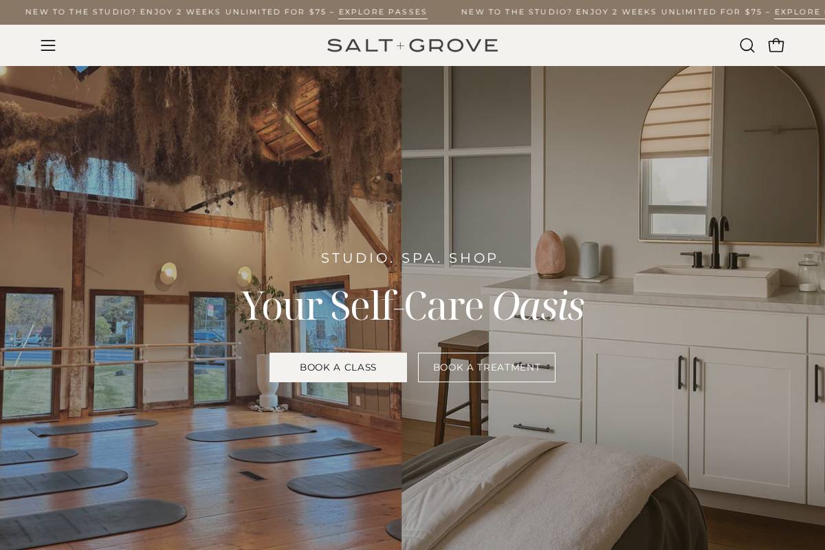 saltstowe.com homepage screenshot