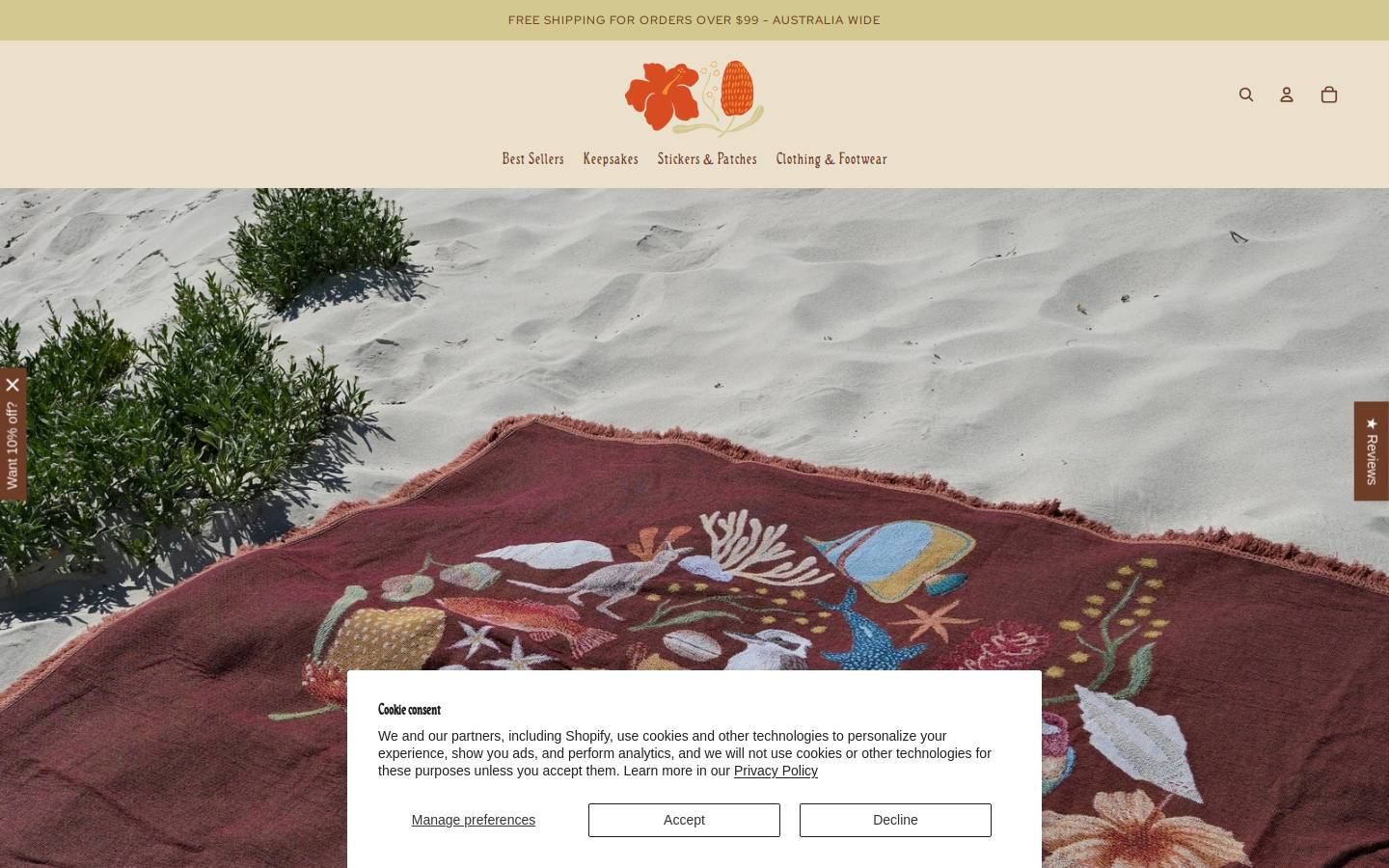 saltwatersol.com.au homepage screenshot