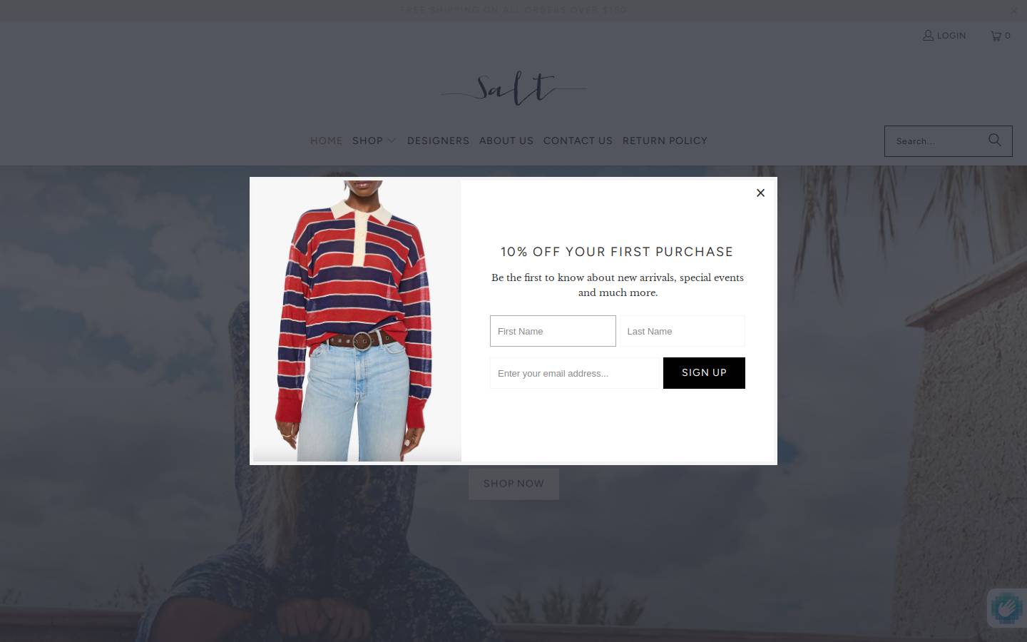saltwellfleet.com homepage screenshot