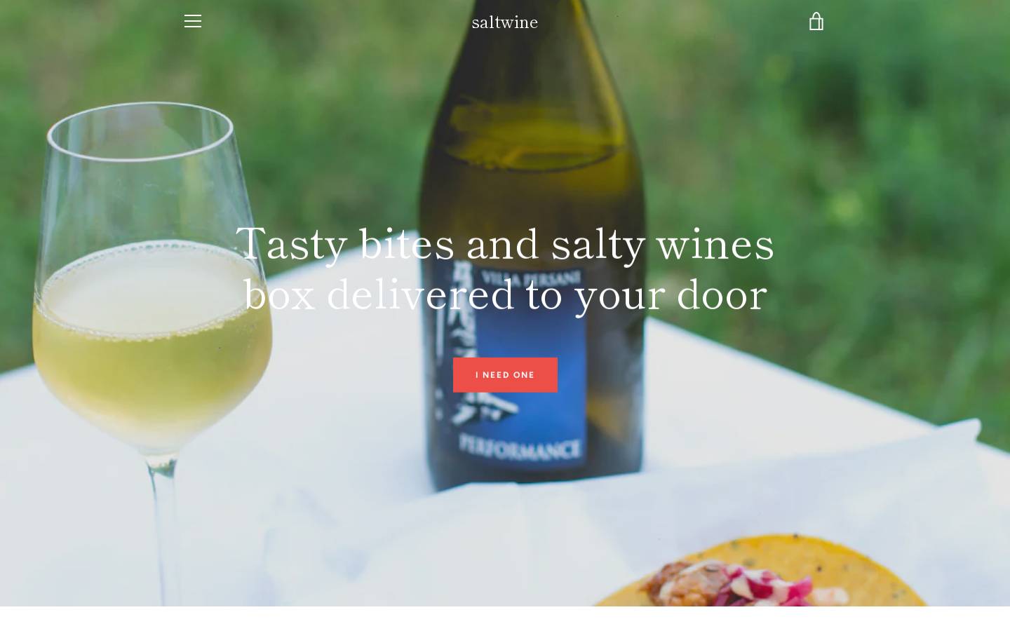 saltwine.eu homepage screenshot