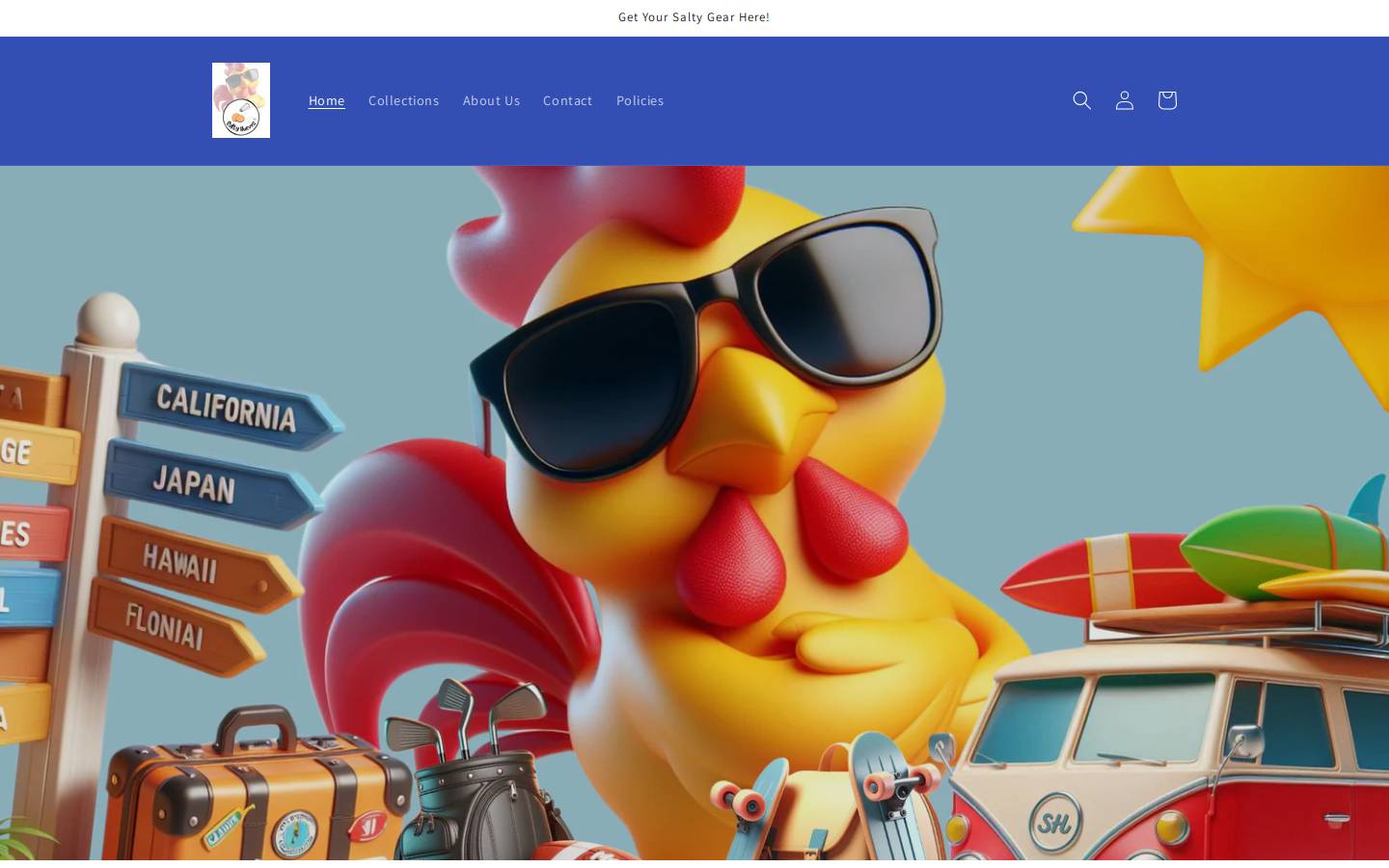saltyhuevos.com homepage screenshot