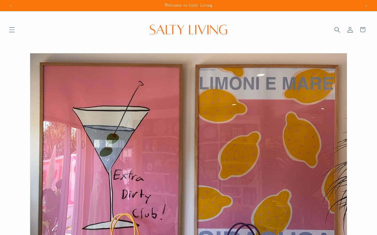 saltyliving.com.au homepage screenshot