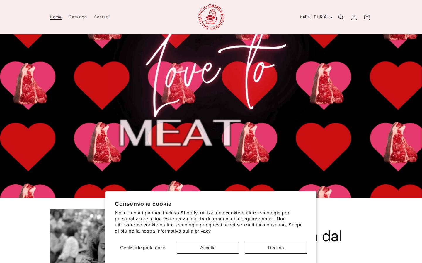salumificio.it homepage screenshot