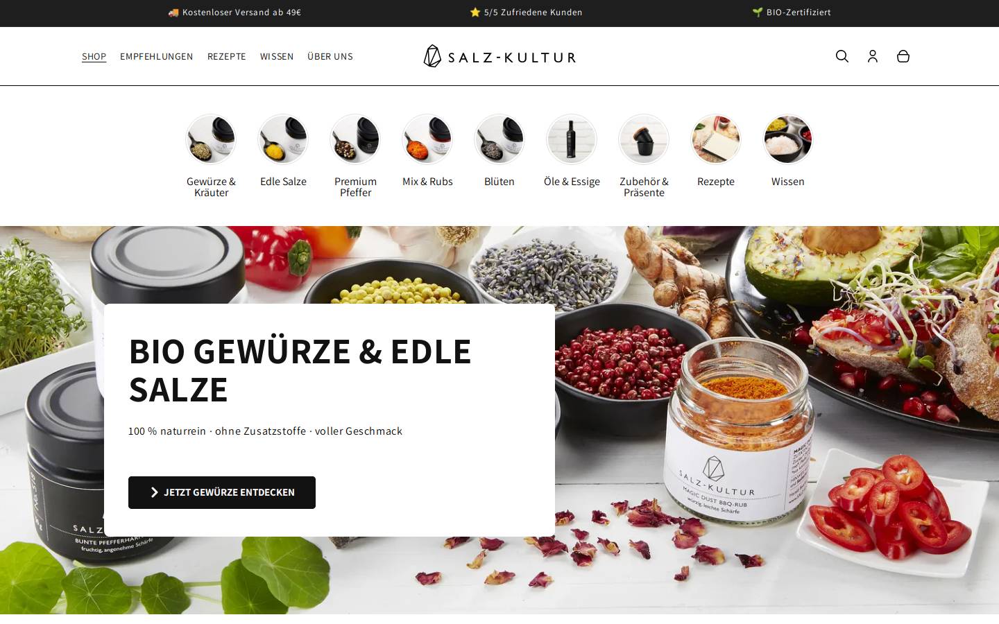 salz-kultur.de homepage screenshot