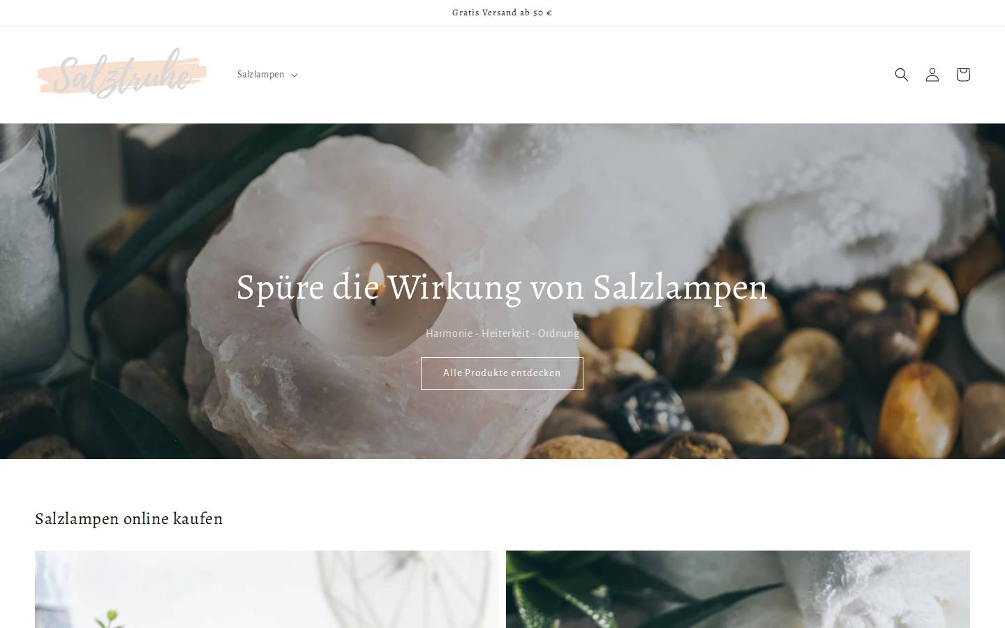 salztruhe.de homepage screenshot