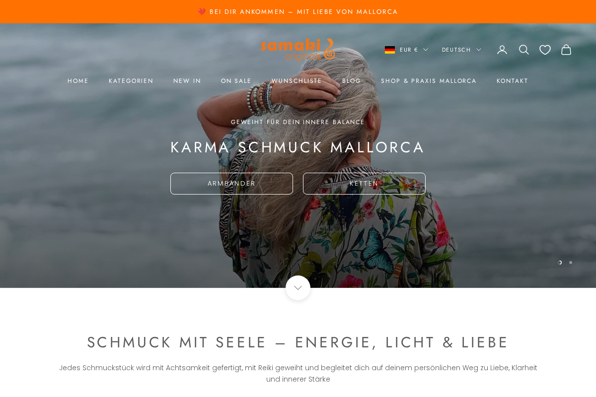 samaki originals homepage screenshot