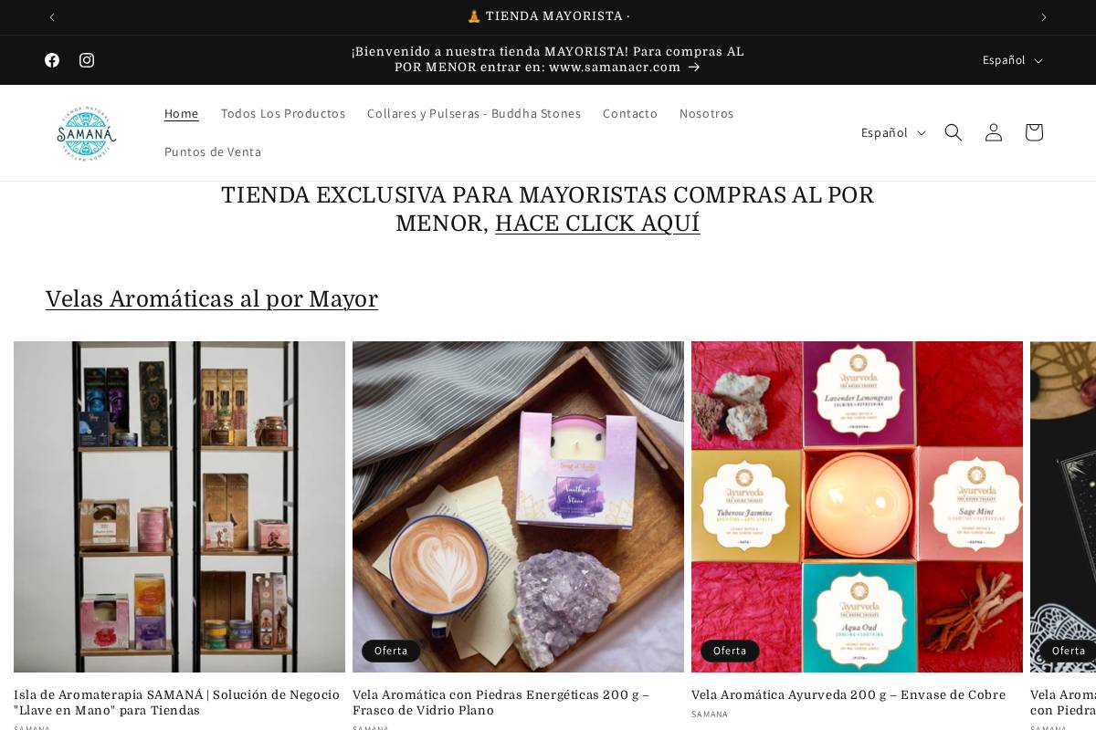 samanacostarica.com homepage screenshot