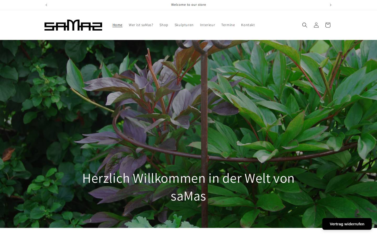 samas-design.de homepage screenshot