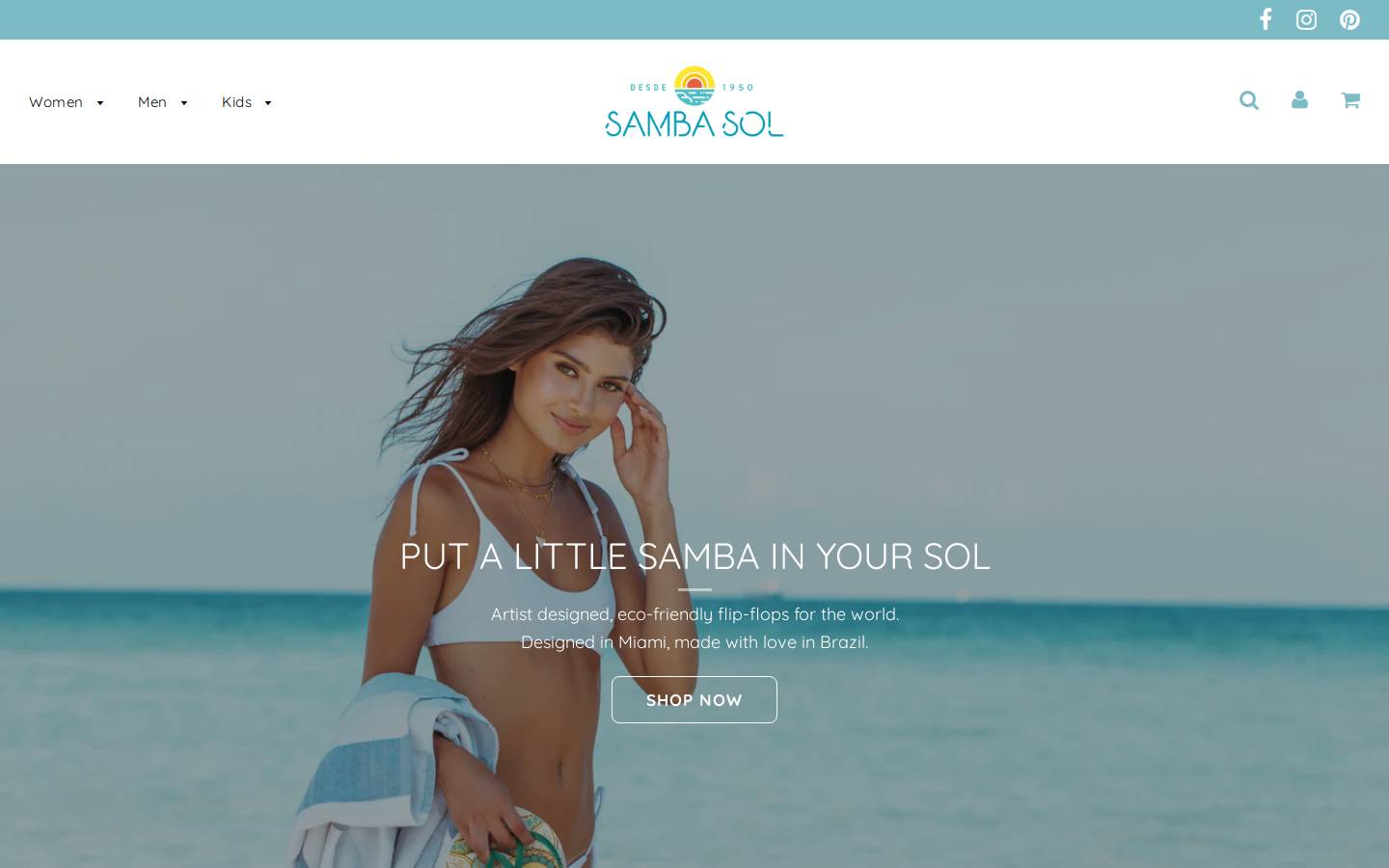 samba-sol.com homepage screenshot