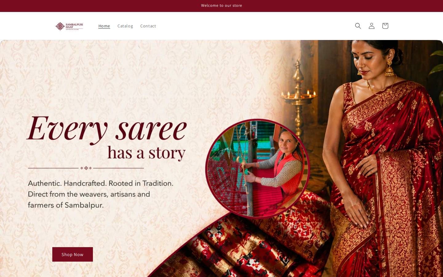 sambalpurihaat.com homepage screenshot