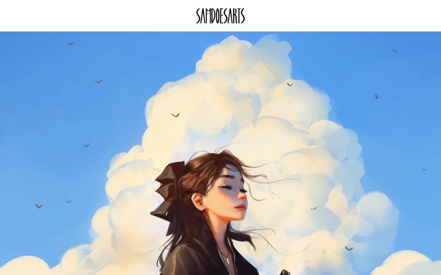 samdoesarts.com homepage screenshot