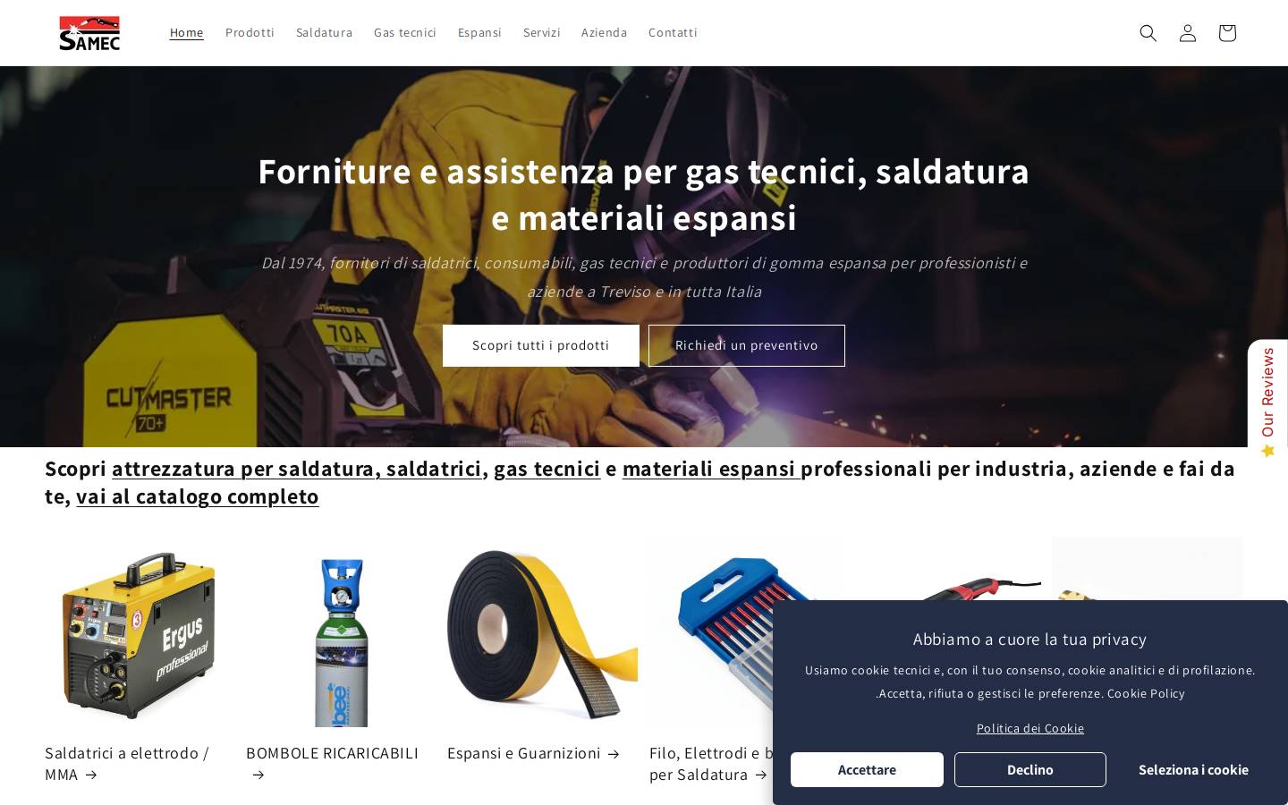 samec.biz homepage screenshot