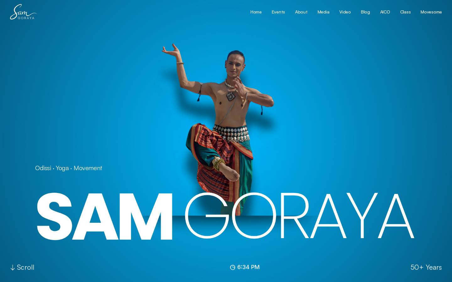 samgoraya.com homepage screenshot