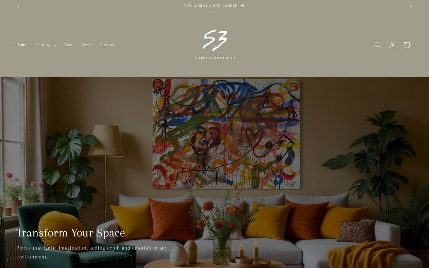 samirazaarour.com homepage screenshot