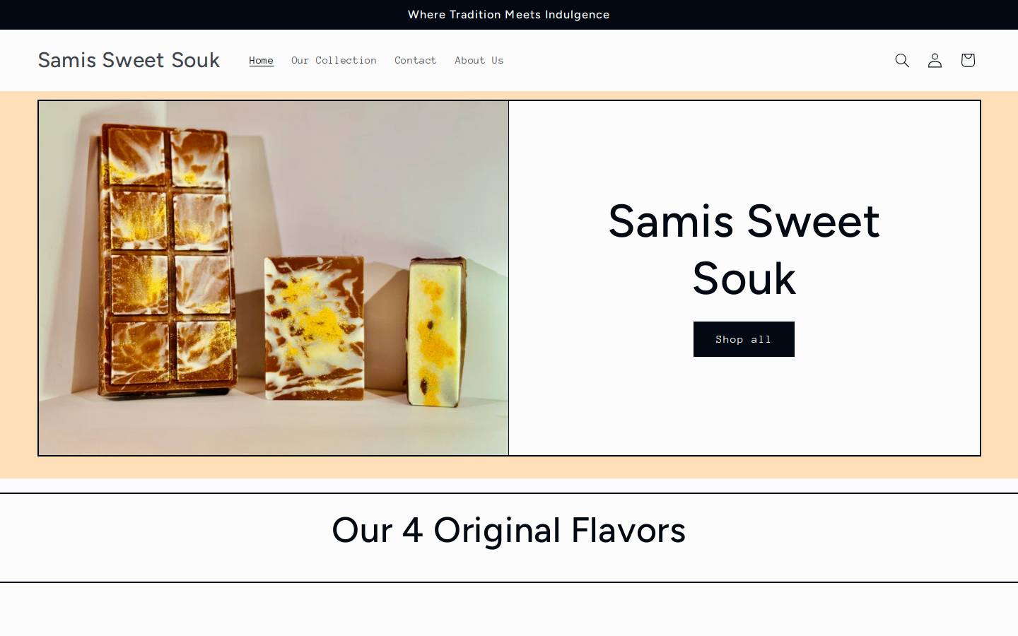 samisweetsouk.com homepage screenshot