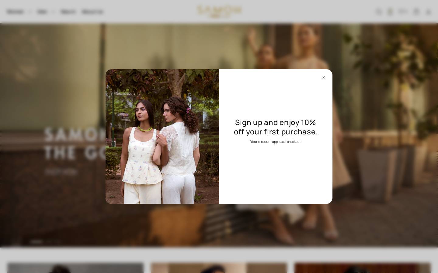 samoh.in homepage screenshot
